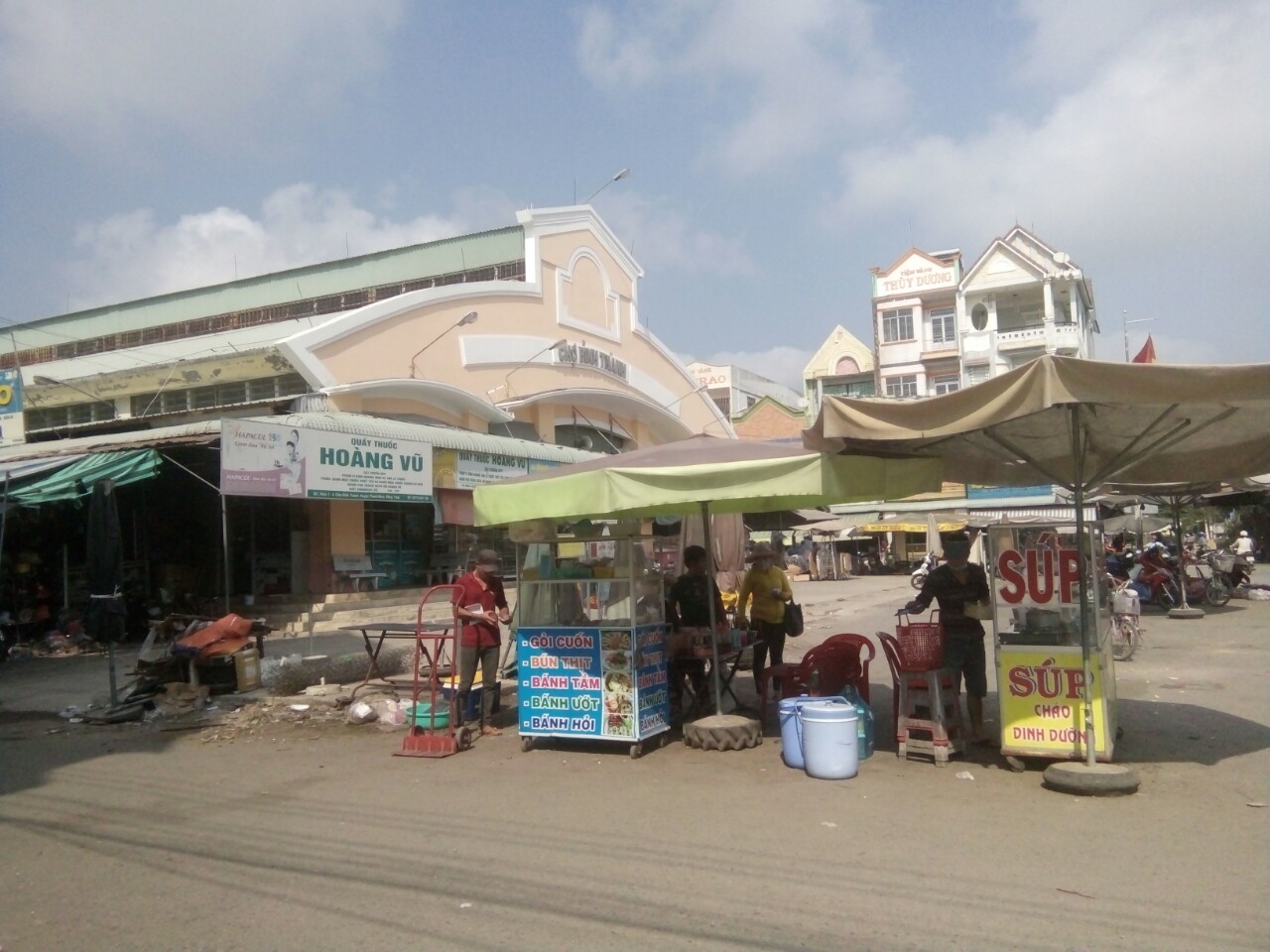 Sang kiot chợ Bình Thành huyện Thanh Bình