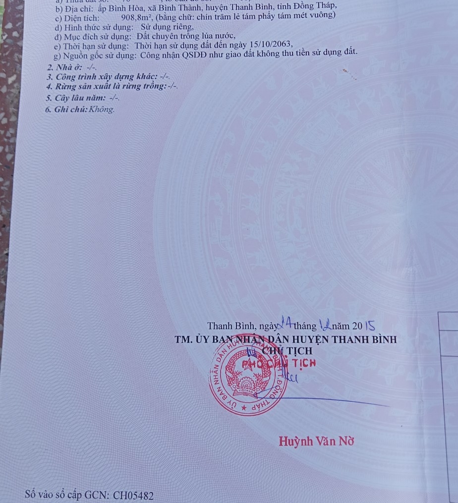 Nền giá rẻ huyện Thanh Bình tỉnh Đồng Tháp